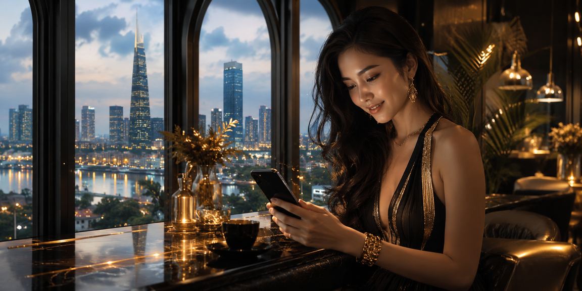 Người chơi đang xem kết quả xổ số trên điện thoại tại TP Hồ Chí Minh