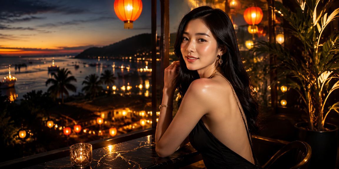 Người chơi tại Hội An xem thông tin hoàn tiền cược bên ly cà phê trong không gian cổ kính